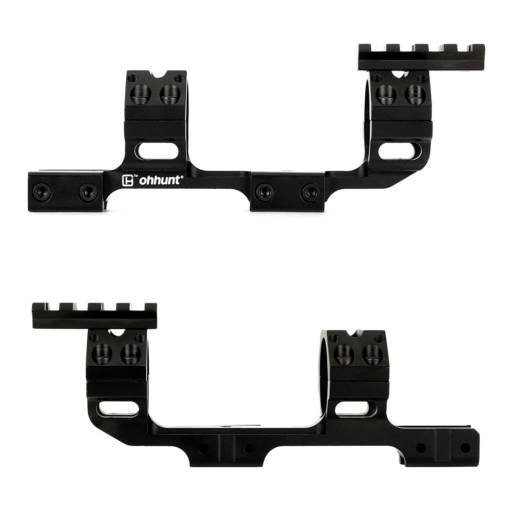 WINFREE 11mm 3/8" Dovetail Cantilever Scope Mount 30mm 1 inch Dia Mount with Bubble Level - Image 3