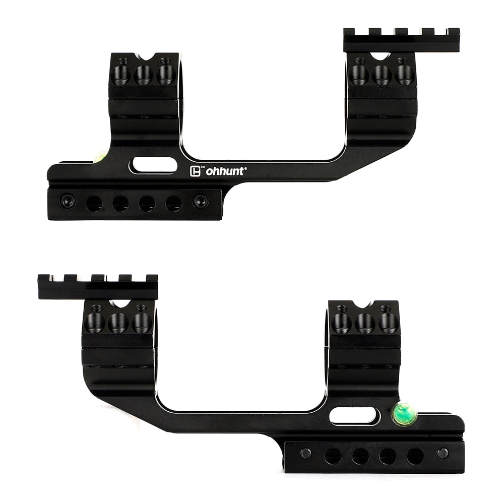 WINFREE Dovetail & Picatinny Dual Use One Piece Cantilever Scope Mount 30mm 1 inch Dia - Image 2