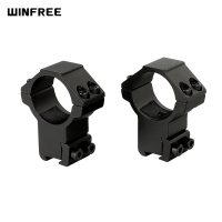 WINFREE 30mm Diameter 11mm Dovetail Scope Rings w/Stop Pin - High Profile