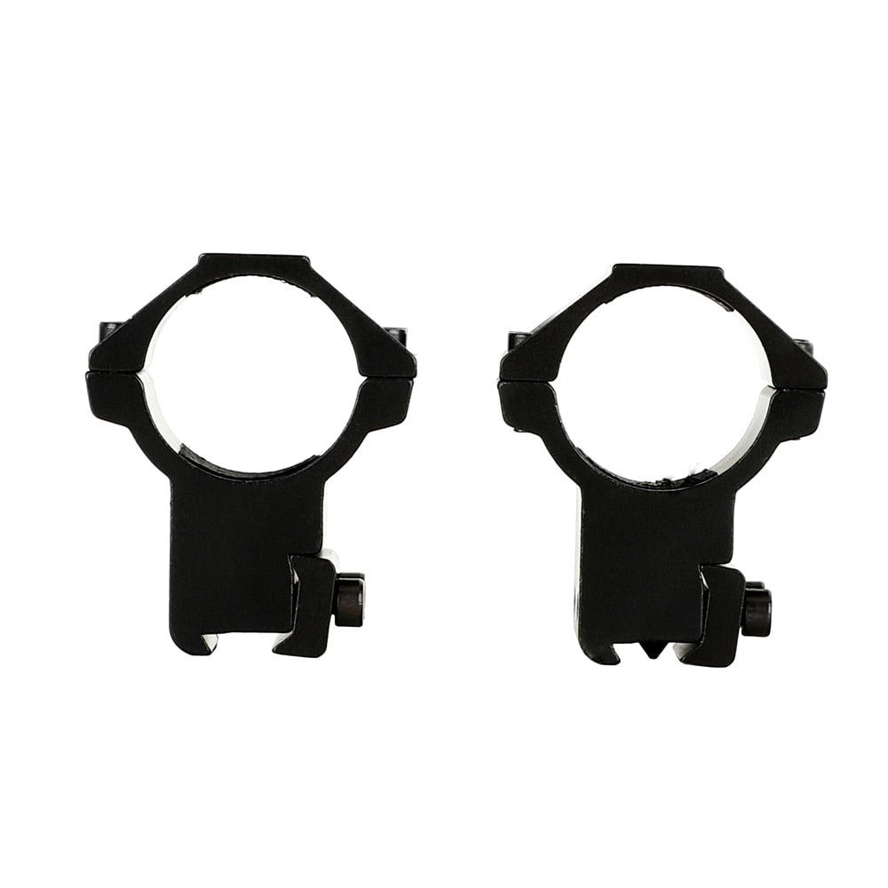 WINFREE 30mm Diameter 11mm Dovetail Scope Rings w/Stop Pin - High Profile - Image 4