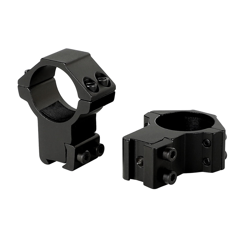 WINFREE 30mm Diameter 11mm Dovetail Scope Rings w/Stop Pin - High Profile - Image 6