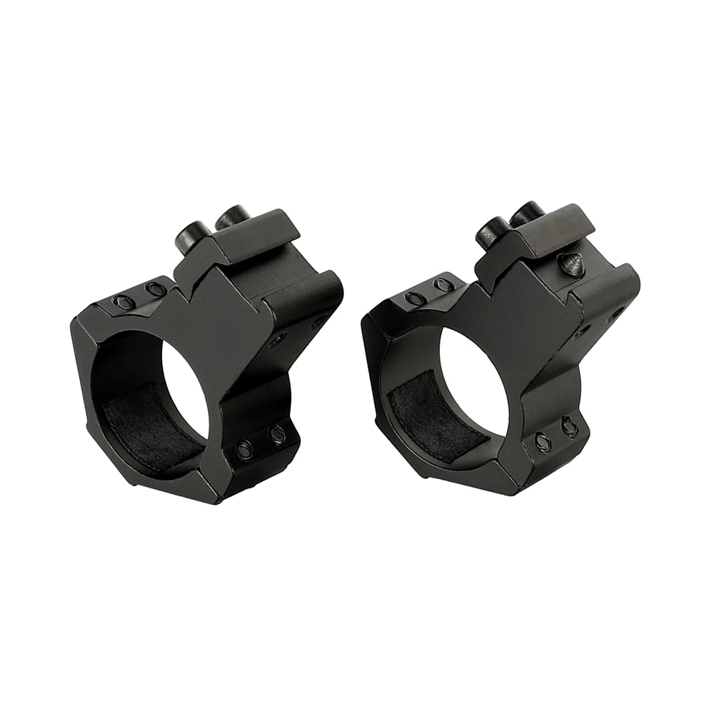 WINFREE 30mm Diameter 11mm Dovetail Scope Rings w/Stop Pin - High Profile - Image 5