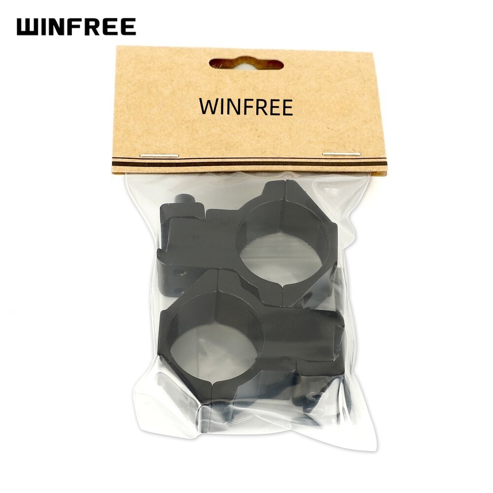 WINFREE 30mm Diameter 11mm Dovetail Scope Rings w/Stop Pin - High Profile - Image 7