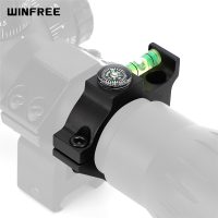 WINFREE Alloy Rifle Scope Bubble Level Mount with Compass for 25.4mm 30mm 34mm Tube