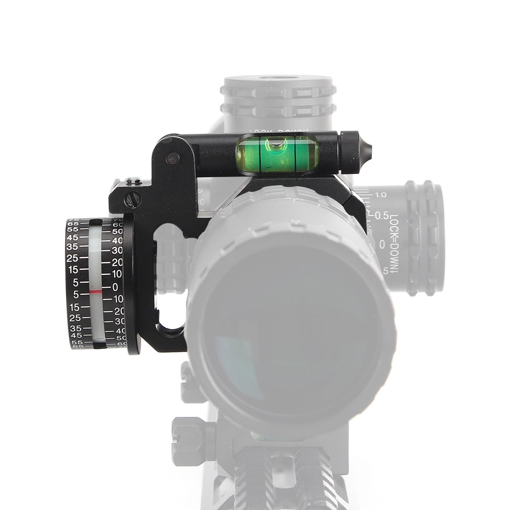 WINFREE High Accuracy Angle Cosine Indicator Kit with Bubble Level Fit 1 inch/30mm Tube Rifle Scope Mounts - Image 4