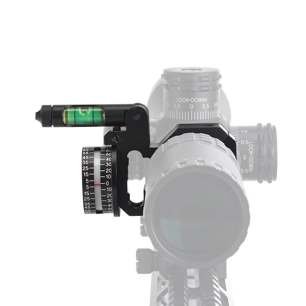 WINFREE High Accuracy Angle Cosine Indicator Kit with Bubble Level Fit 1 inch/30mm Tube Rifle Scope Mounts - Image 3