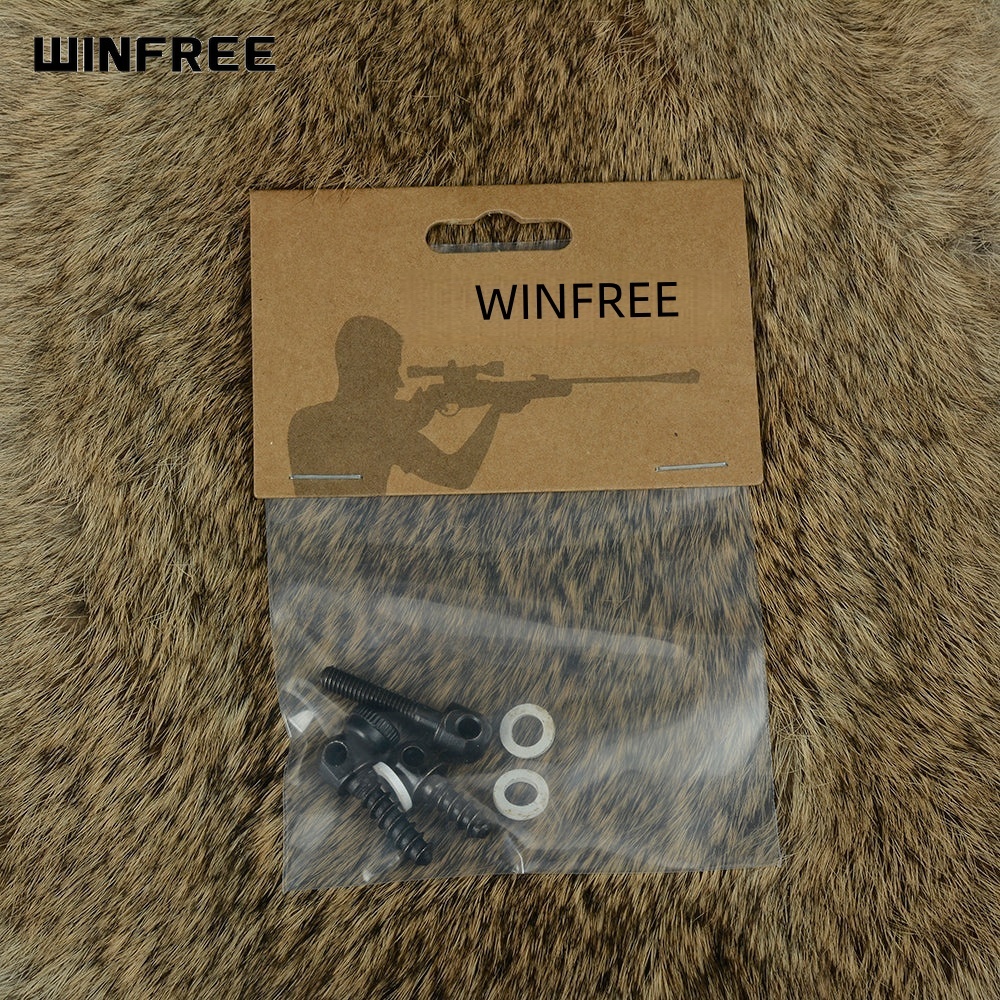 WINFREE ® 3Pcs Set Sling Mounting Kit Sling Swivel Stud for Most Rear Wood Swivel Screws Base - Image 3