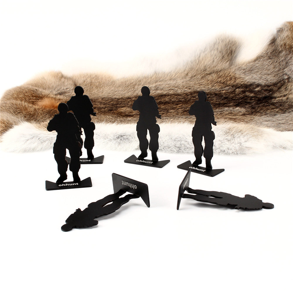WINFREE Metal Target Modle 80x44mm Black For Hunting Shooting Exercise - Image 5