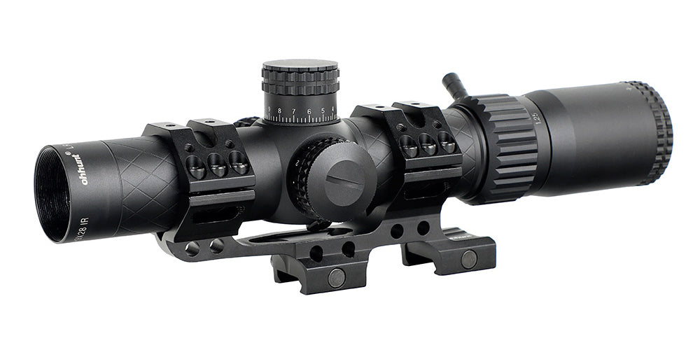 WINFREE LR 1.25-9X28 Compact Rifle Scopes 35mm Tube Glass Etched Reticle Red Illuminated Turrets Lock Reset - Image 11