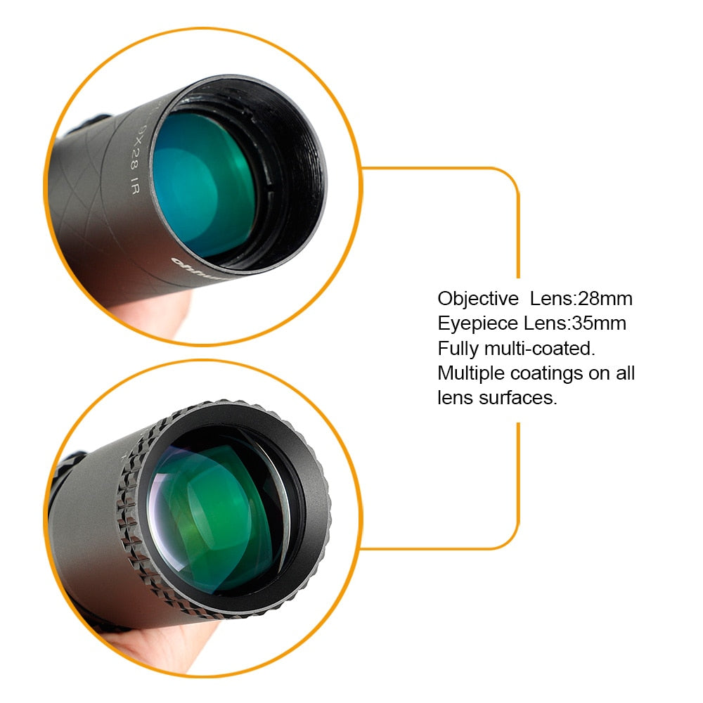 WINFREE LR 1.25-9X28 Compact Rifle Scopes 35mm Tube Glass Etched Reticle Red Illuminated Turrets Lock Reset - Image 13
