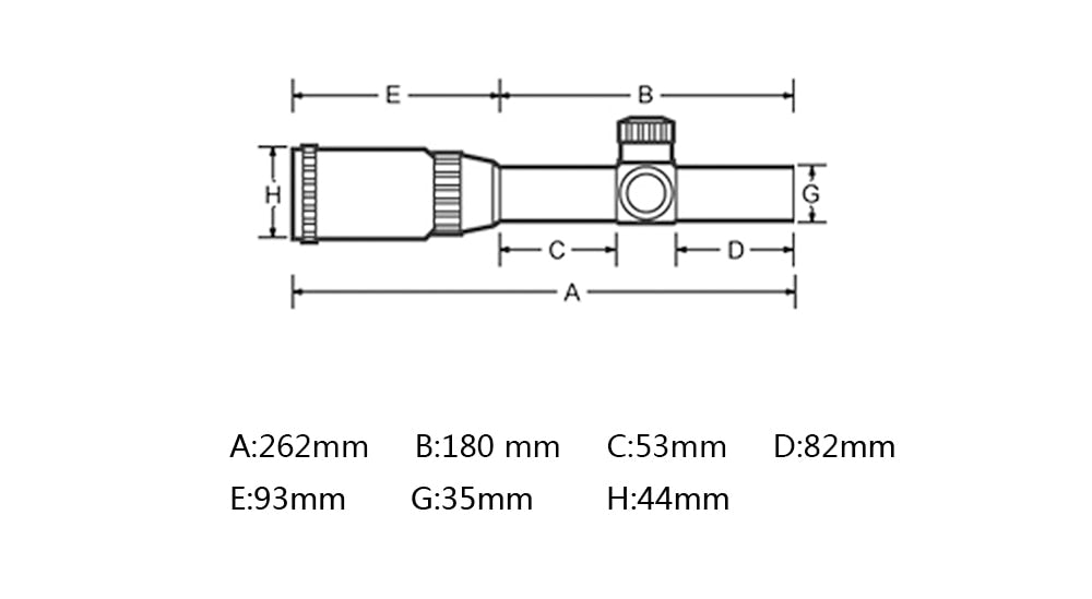 WINFREE LR 1.25-9X28 Compact Rifle Scopes 35mm Tube Glass Etched Reticle Red Illuminated Turrets Lock Reset - Image 17