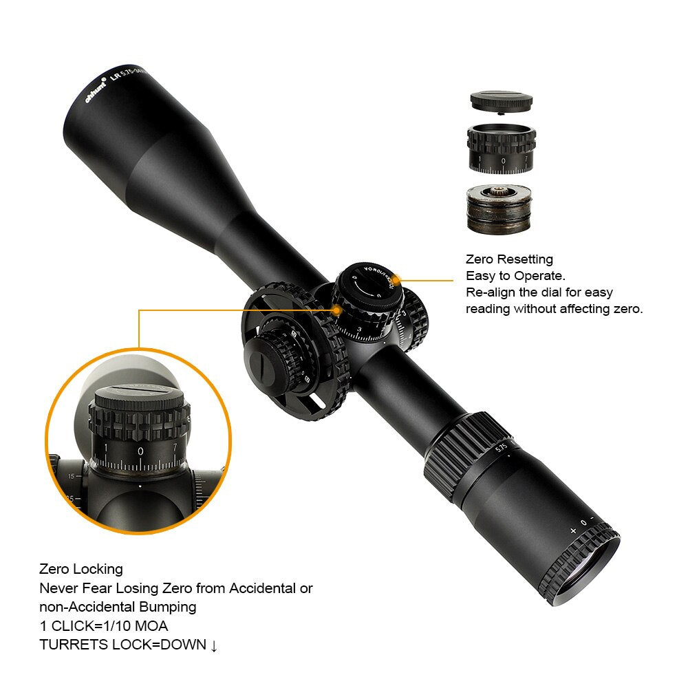 WINFREE® LR 5.75-34x50 SFIR Long Range Tactical Rifle Scope - Image 7