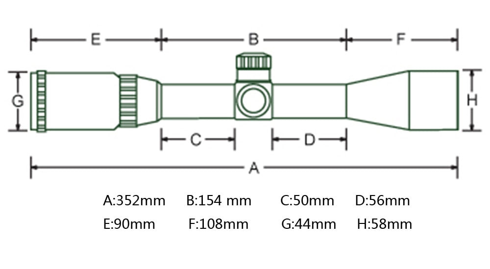 WINFREE® LR 5.75-34x50 SFIR Long Range Tactical Rifle Scope - Image 17