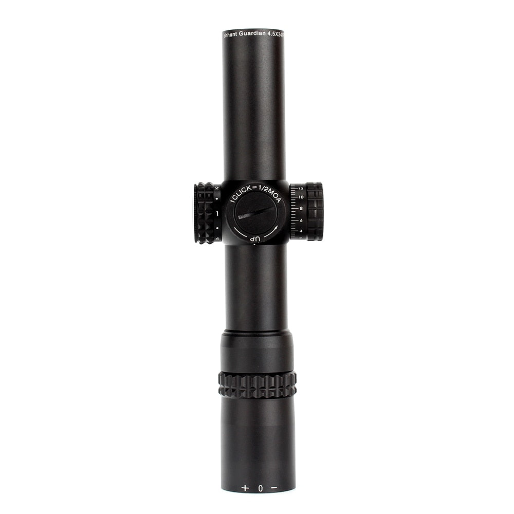 WINFREE Tactical Guardian 4.5x24 Hunting Rifle Scope 1/2 Half Mil Dot Reticle 30mm Tube Optics Sight Turrets Reset Rifle Scope - Image 7