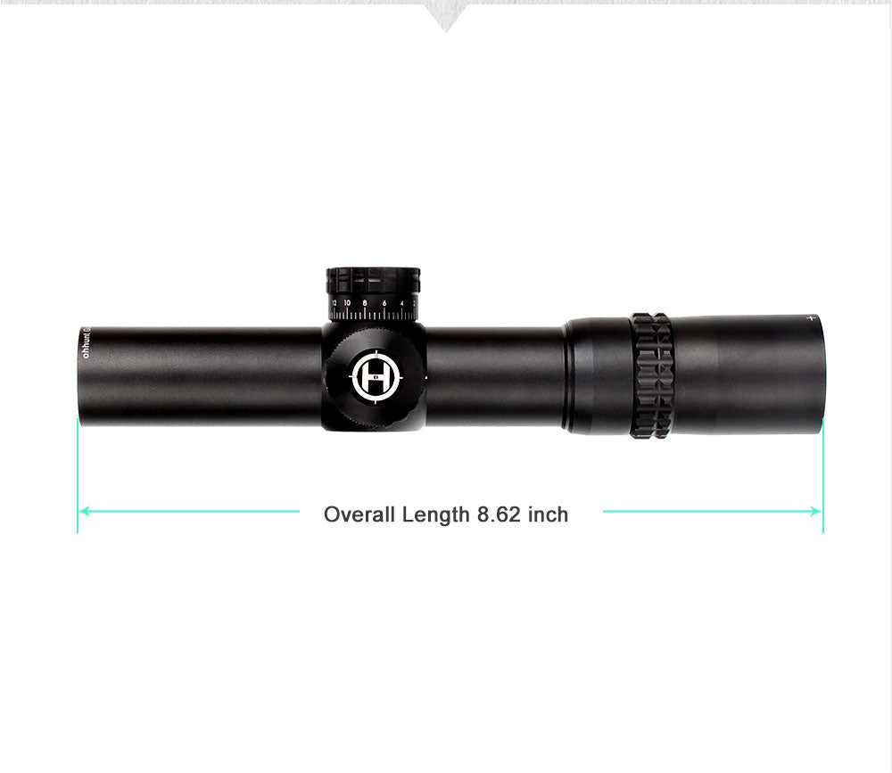 WINFREE Tactical Guardian 4.5x24 Hunting Rifle Scope 1/2 Half Mil Dot Reticle 30mm Tube Optics Sight Turrets Reset Rifle Scope - Image 9