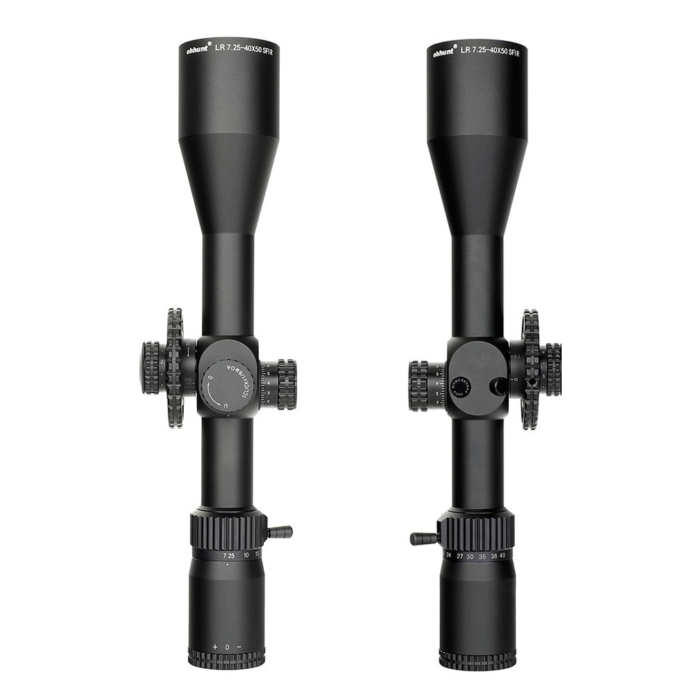 WINFREE LR 7.25-40X50 SFIR Red Illumination Hunting Riflescope Glass Etched Reticle Side Parallax Turret Lock Reset - Image 16