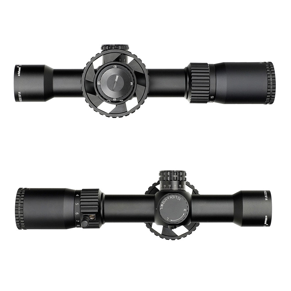WINFREE LR 2.75-15X32 SFIR Tactical Rifle Scope with Red Illumination Side Parallax Glass Etched Reticle Turret Lock Reset - Image 14