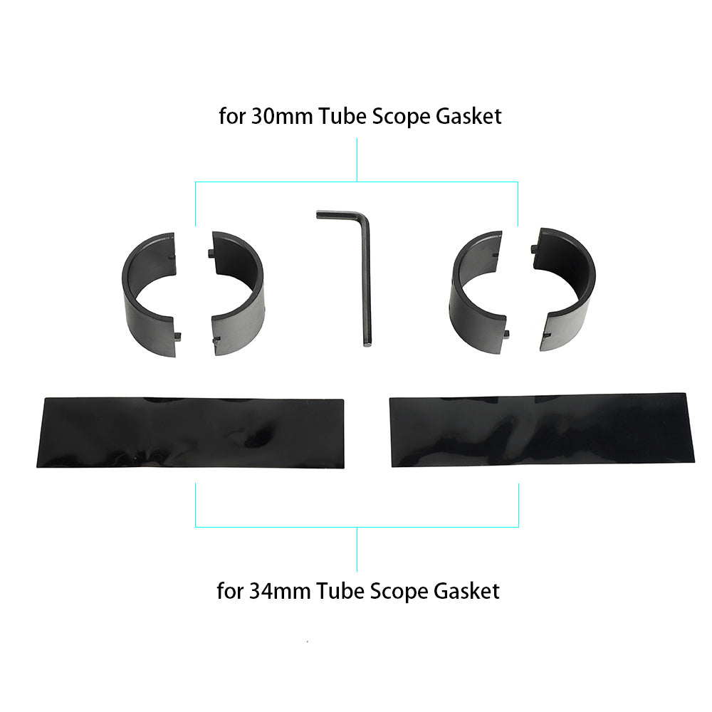 WINFREE ® 35mm Picatinny Scope Rings with Gasket for 30mm 34mm Dia Tube - Medium Profile - Image 3