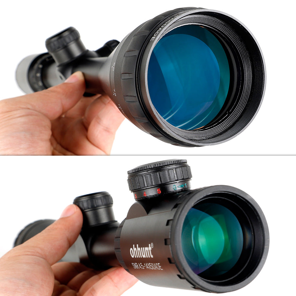 WINFREE® 4.5-14x50 AOE Hunting Rifle Scope Red Special Cross Glass Etched Reticle - Image 13