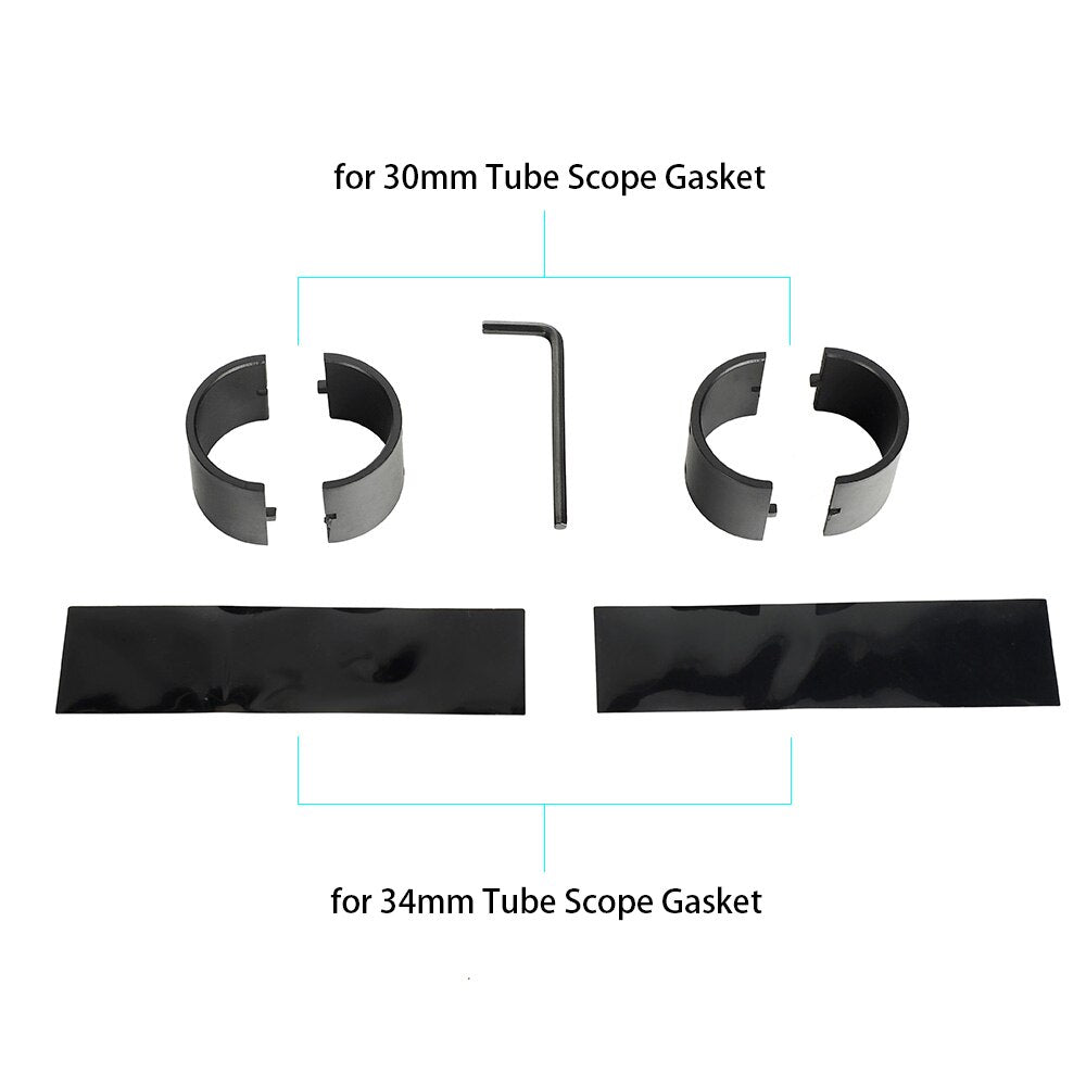 WINFREE 35mm Picatinny Scope Rings with Gasket for 30mm 34mm Dia - High Profile - Image 4