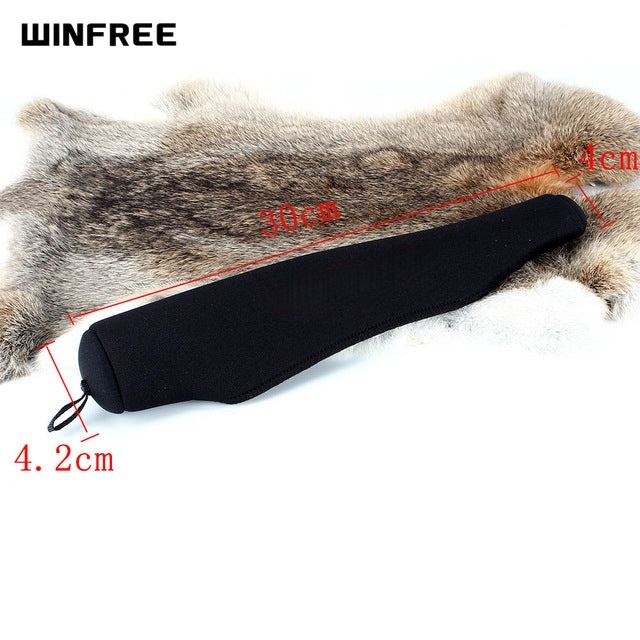WINFREE Neoprene Rifle Scope Covers Elastic Simple Durable Waterproof Protector - Image 2
