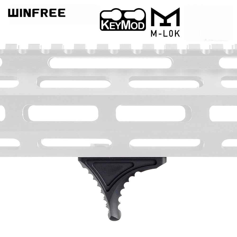 WINFREE AR-15 Bi-Directional Mini Handstop for M-LOK & Keymod Small Hand Stop - 1.54" - Image 2