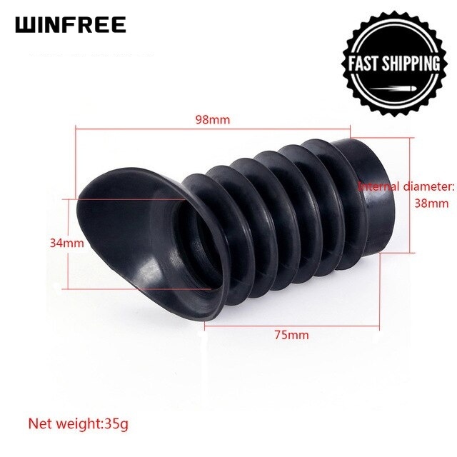 WINFREE Rifle Scope Rubber Eye Protector Gated Eyecup Eyeshade for 32~40mm Eyepiece - Image 15