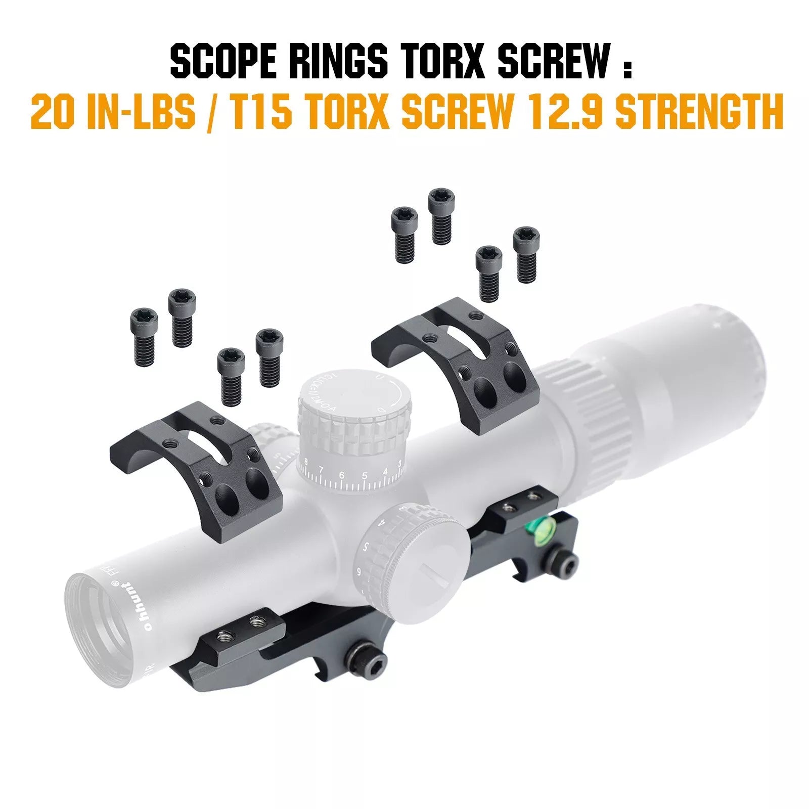 WINFREE ® 30mm Picatinny QD Scope Mount with RMR Footprint Adapter and Picatinny Rail on Top - Image 9