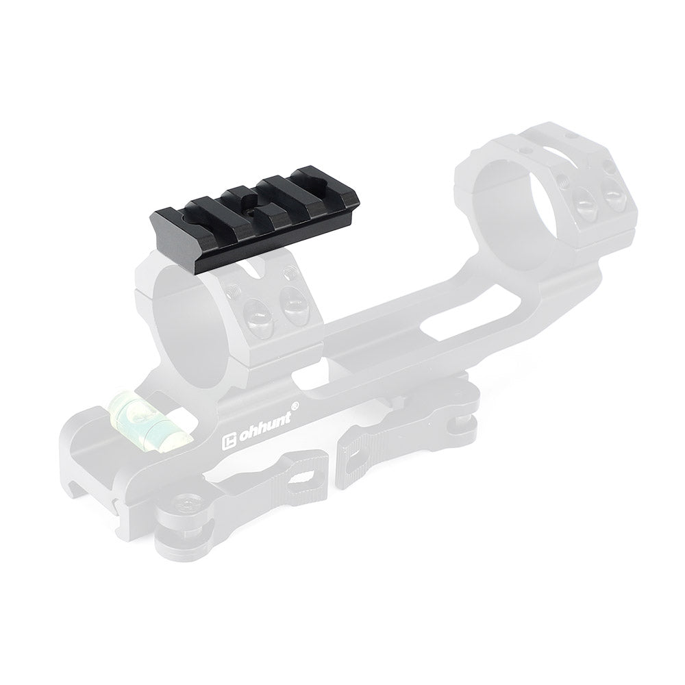 WINFREE 30mm QD Cantilever Scope Mount with Top Picatinny Rail & Bubble Level - Image 7