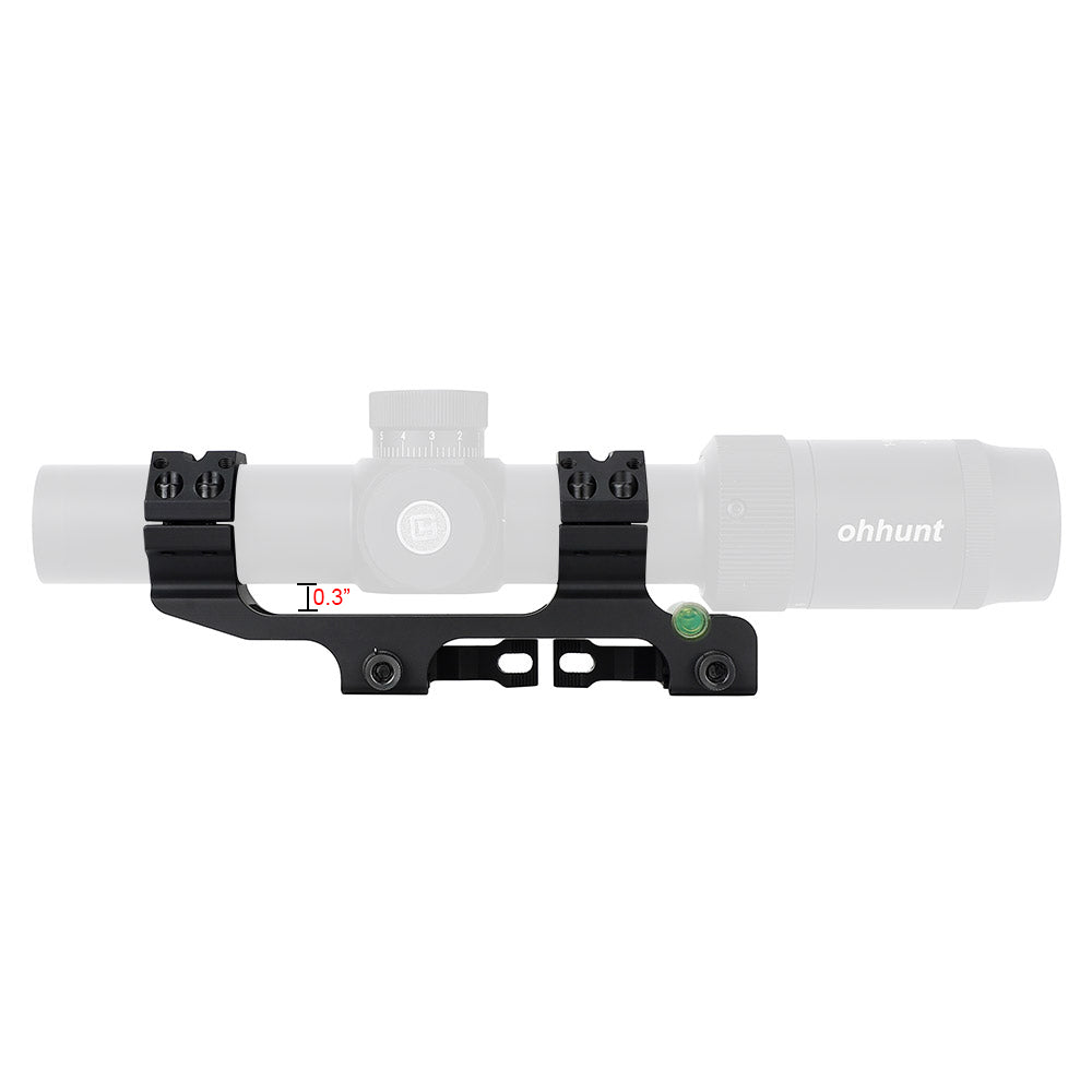 WINFREE 30mm QD Cantilever Scope Mount with Top Picatinny Rail & Bubble Level - Image 11
