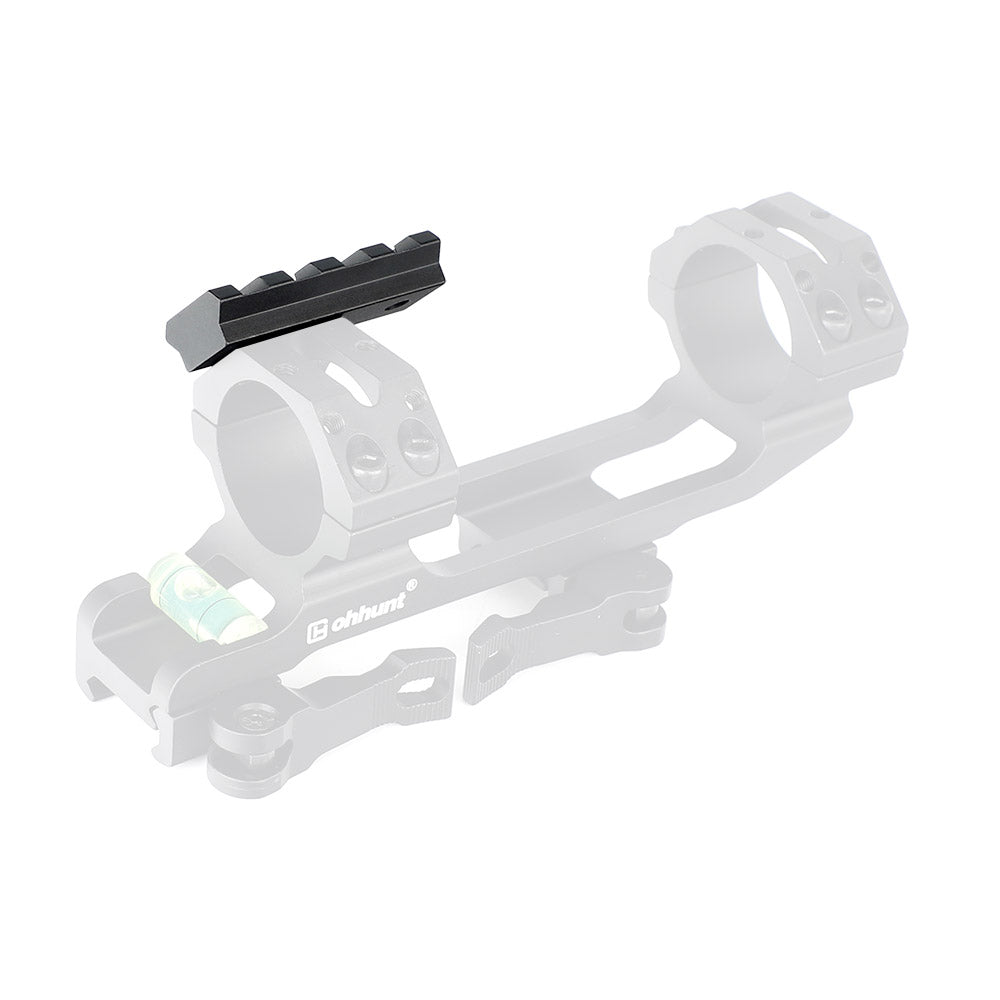 WINFREE 30mm QD Cantilever Scope Mount with Top Picatinny Rail & Bubble Level - Image 8